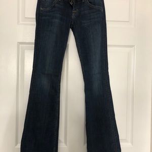 Hudson dark wash flared leg Jean